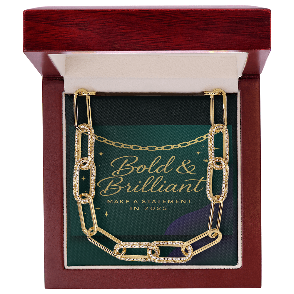Bold & Brilliant Paperclip Chain Necklace