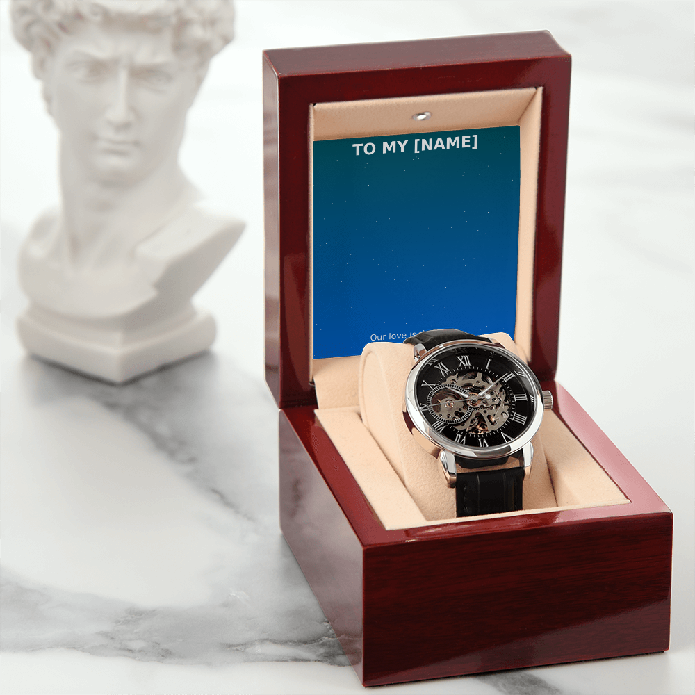 Custom Name – Timeless Openwork Watch