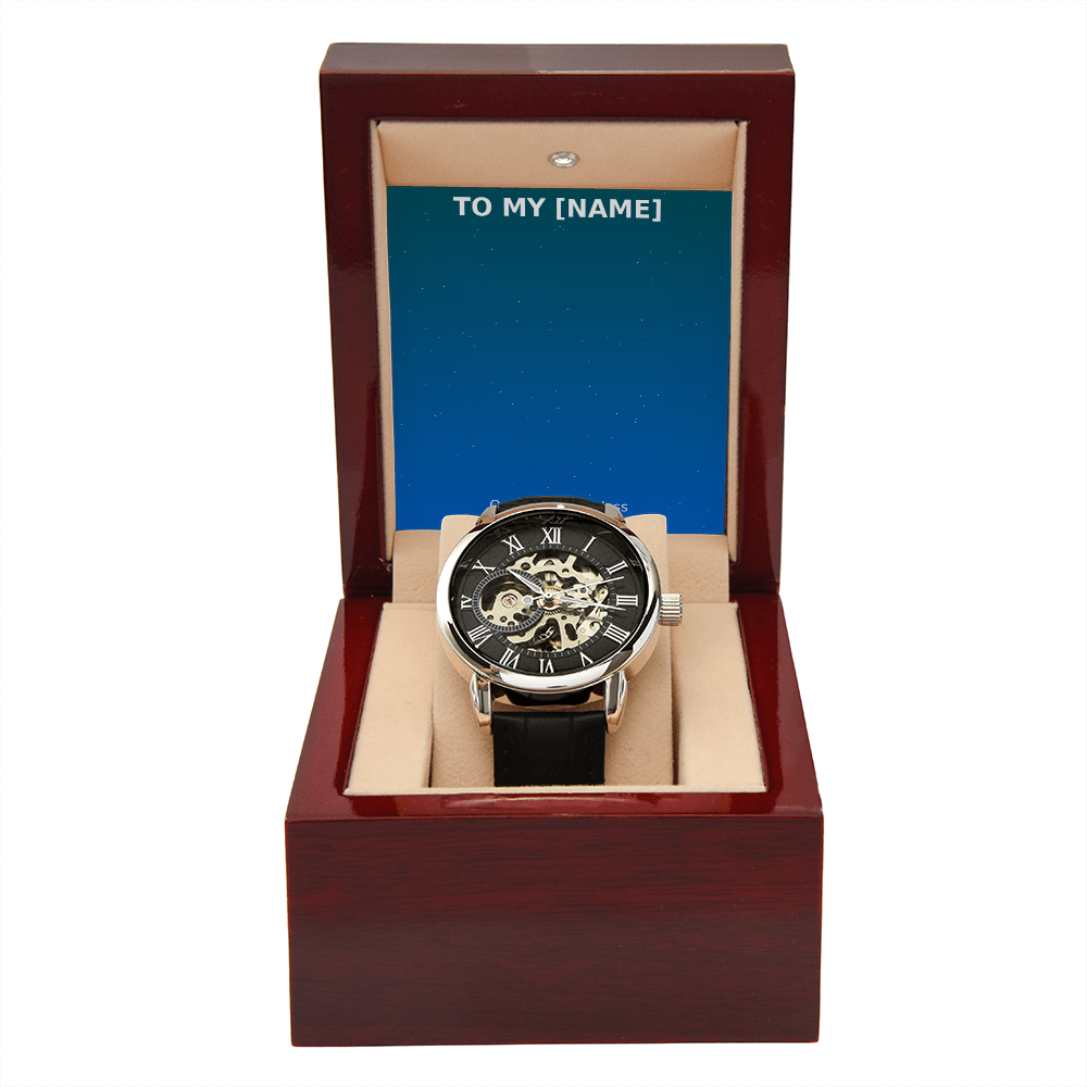 Custom Name – Timeless Openwork Watch
