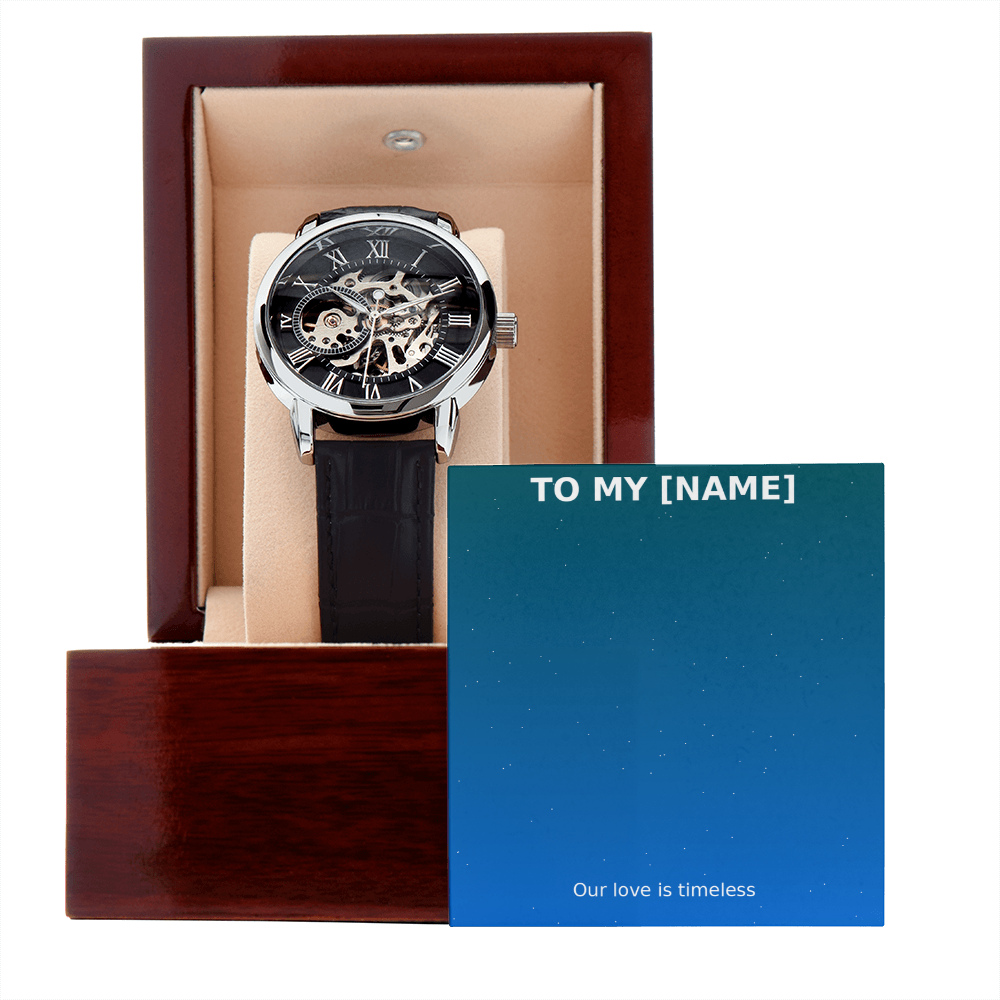 Custom Name – Timeless Openwork Watch