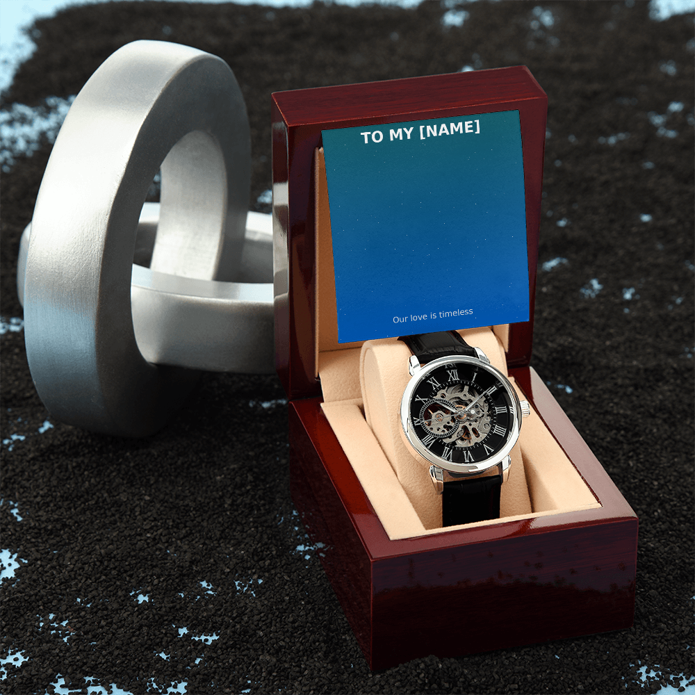 Custom Name – Timeless Openwork Watch