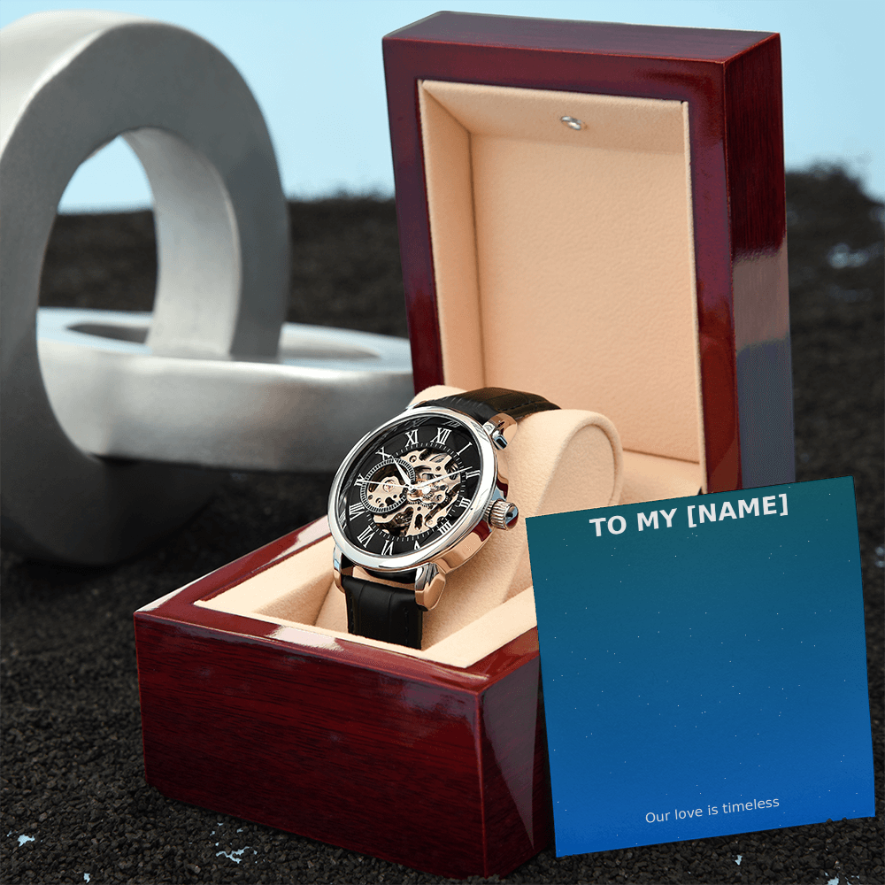 Custom Name – Timeless Openwork Watch