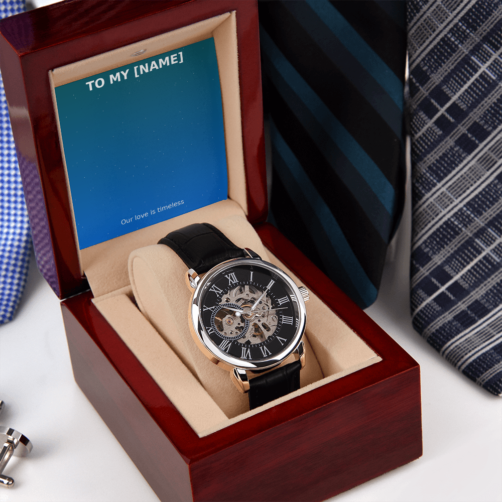 Custom Name – Timeless Openwork Watch