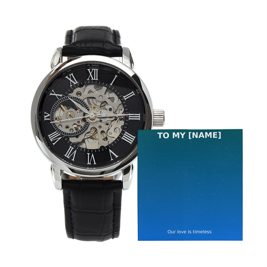 Custom Name – Timeless Openwork Watch