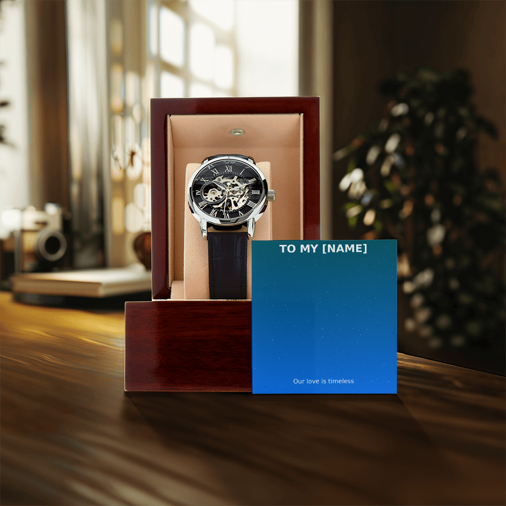 Custom Name – Timeless Openwork Watch
