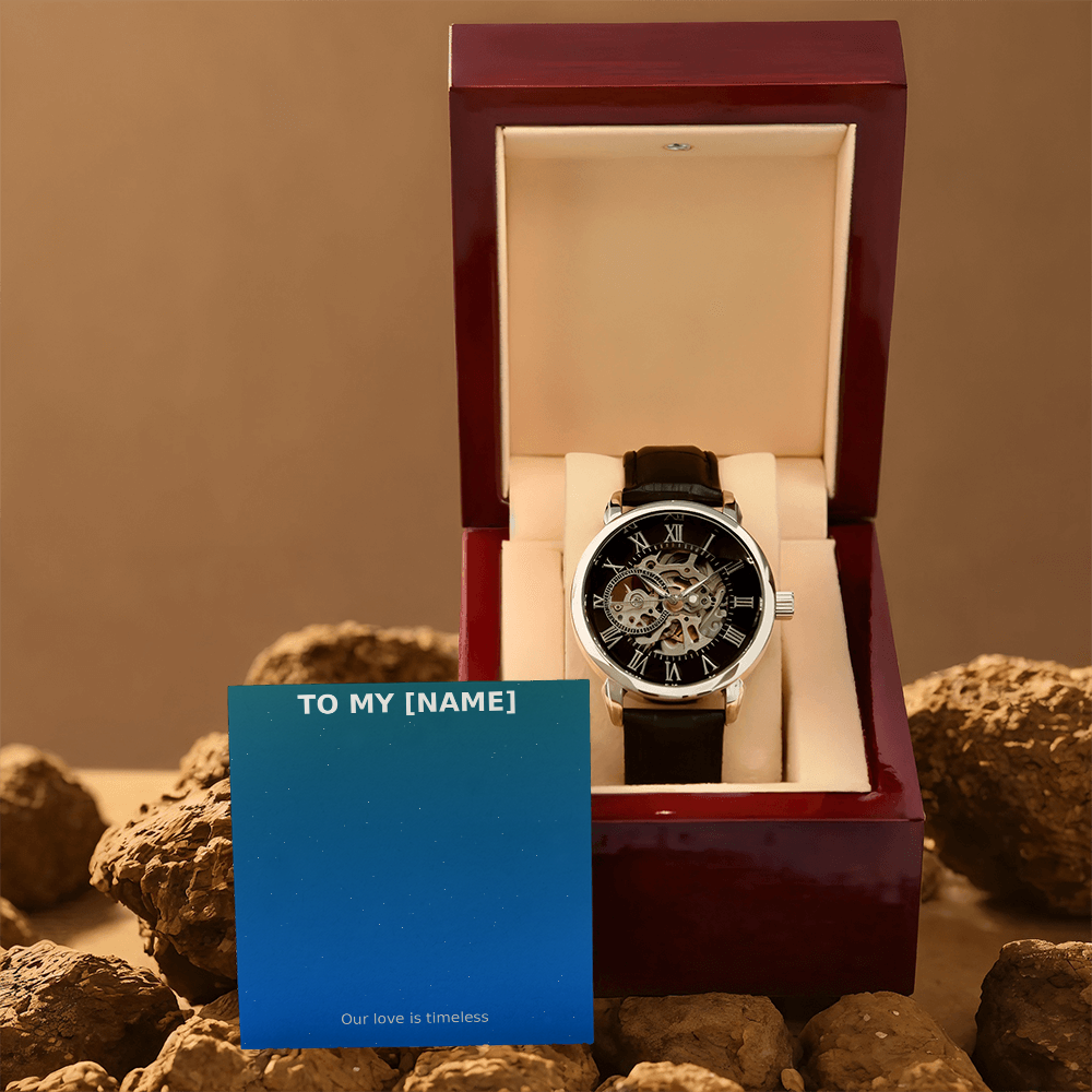 Custom Name – Timeless Openwork Watch