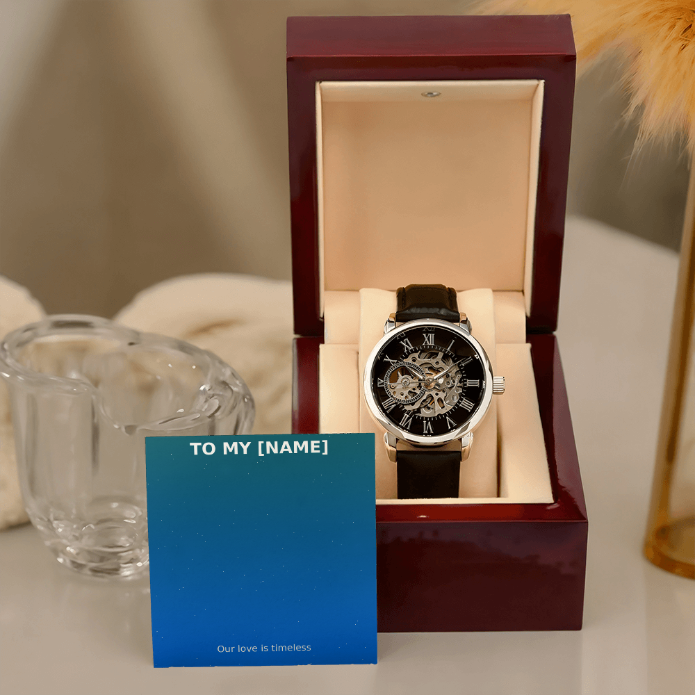 Custom Name – Timeless Openwork Watch