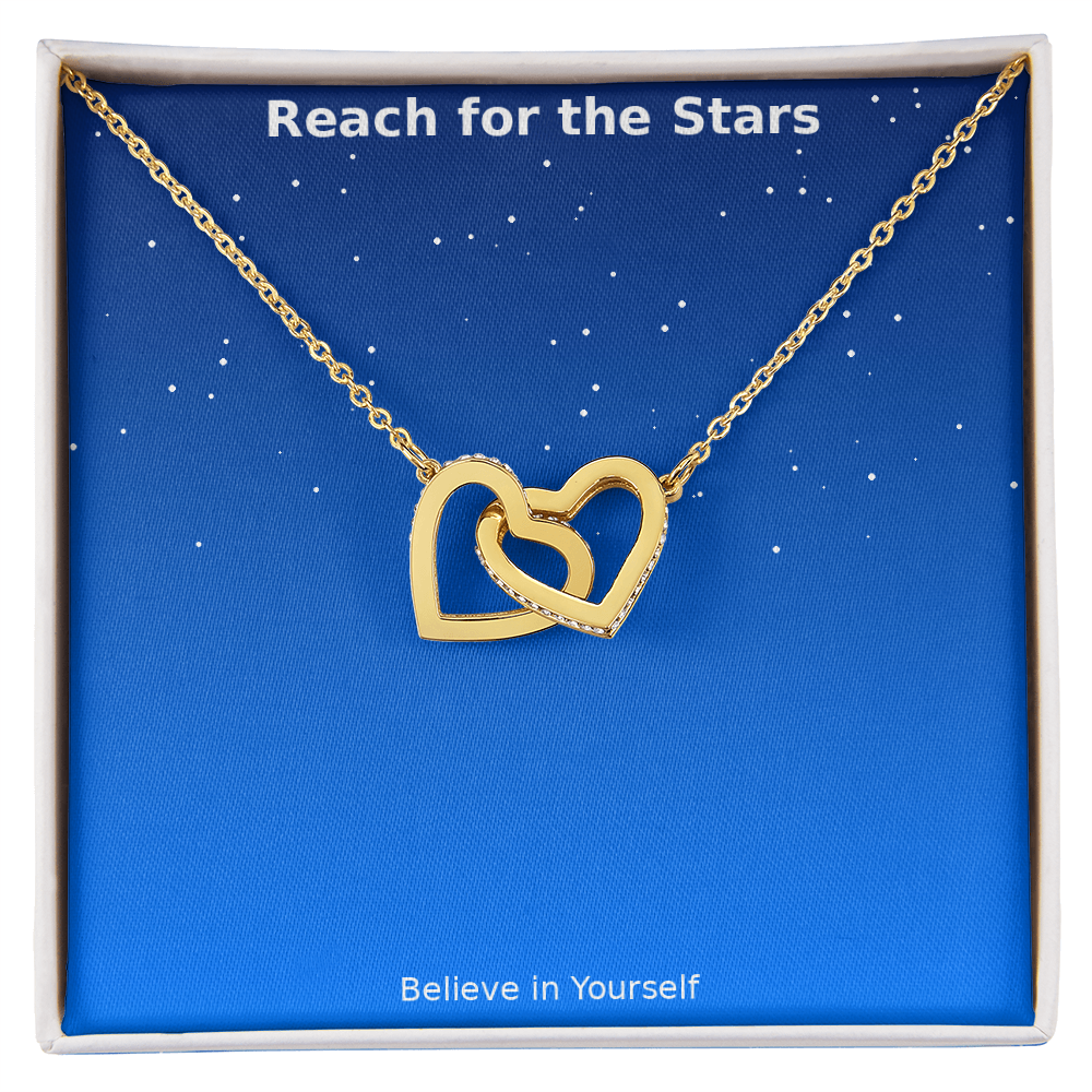 Reach for the Stars – Interlocking Hearts Necklace
