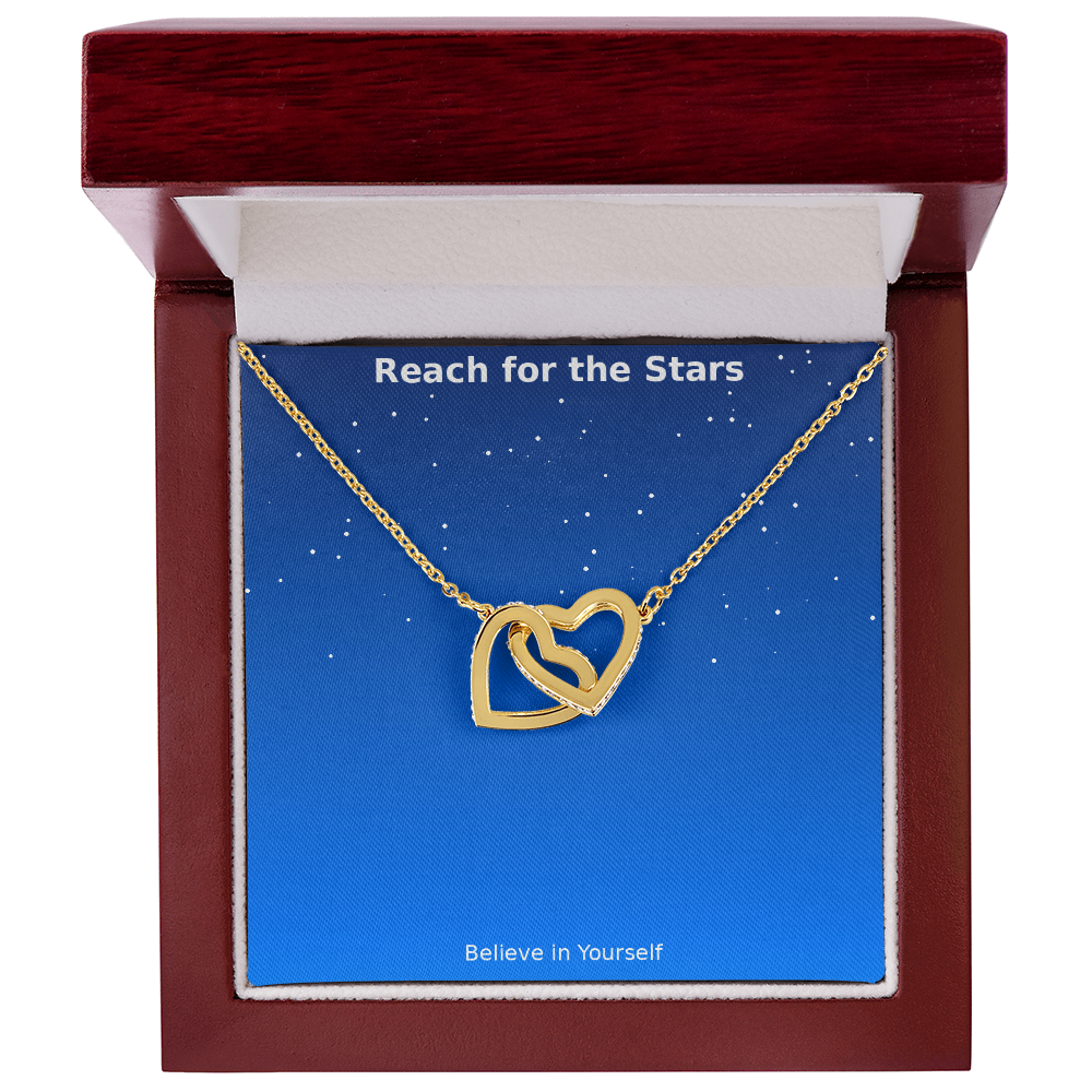 Reach for the Stars – Interlocking Hearts Necklace
