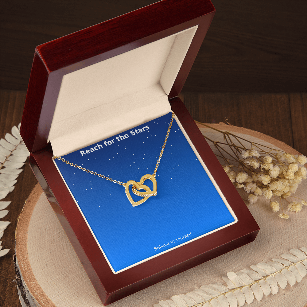 Reach for the Stars – Interlocking Hearts Necklace