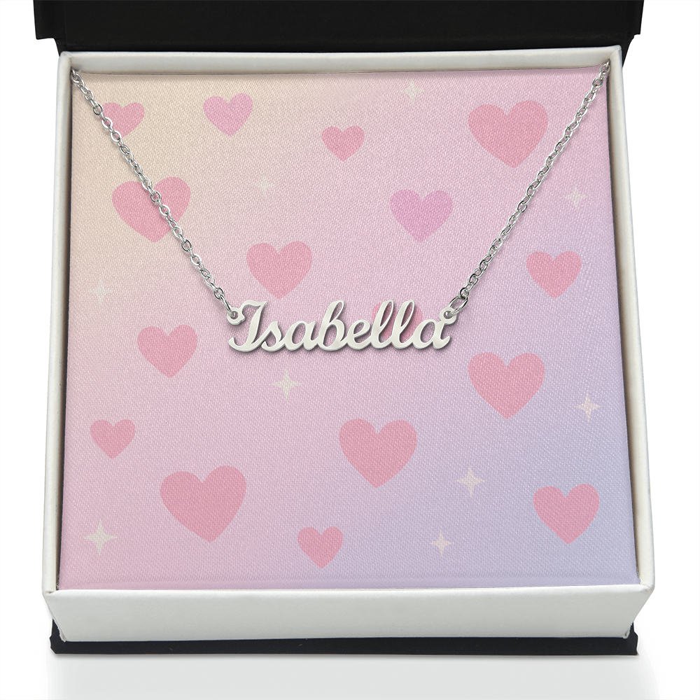 Personalised Script Name Necklace