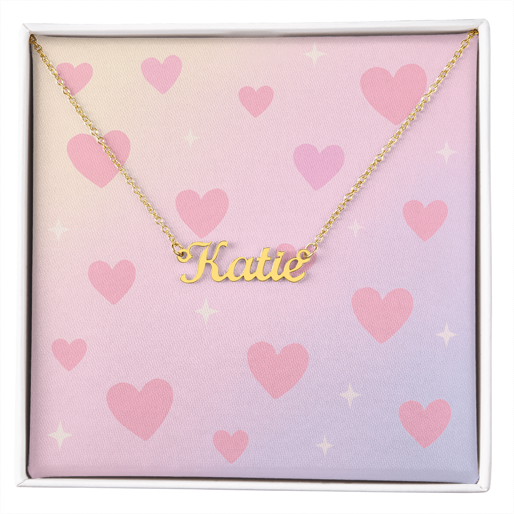 Personalised Script Name Necklace