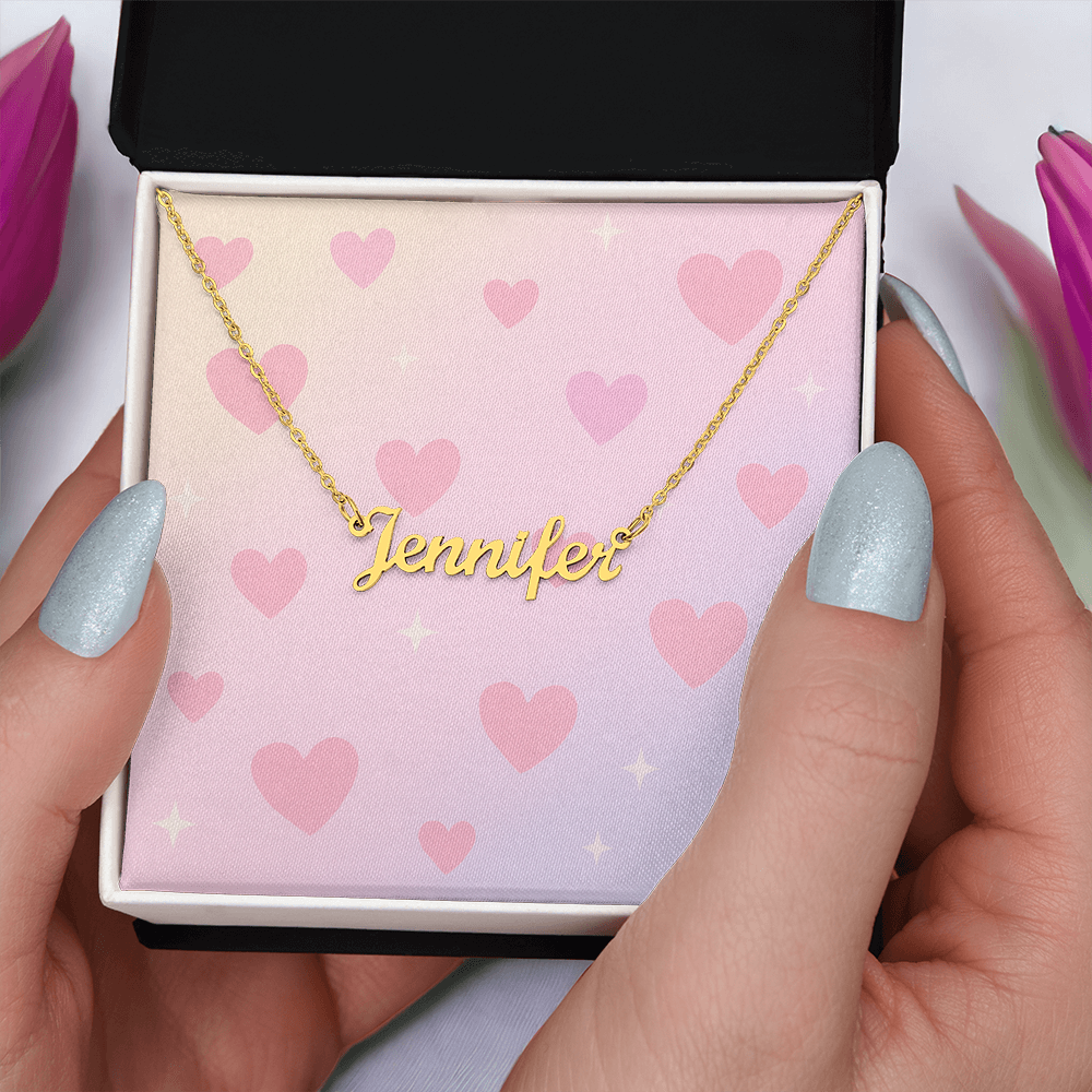 Personalised Script Name Necklace