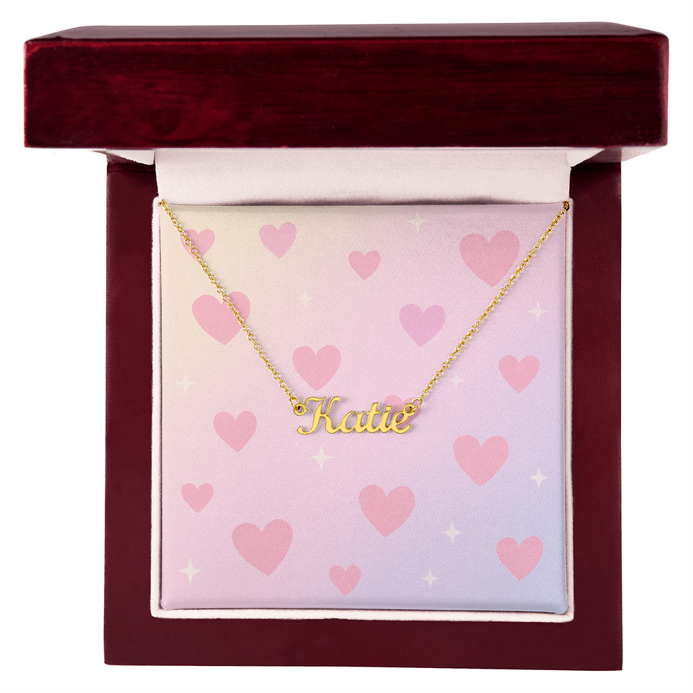 Personalised Script Name Necklace
