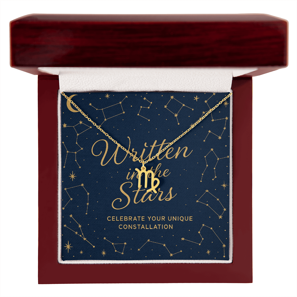 Written in the Stars Zodiac Necklace