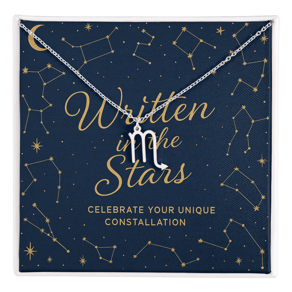 Written in the Stars Zodiac Necklace