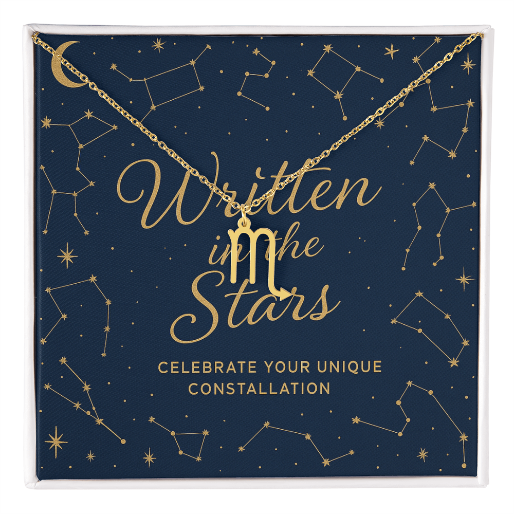 Written in the Stars Zodiac Necklace
