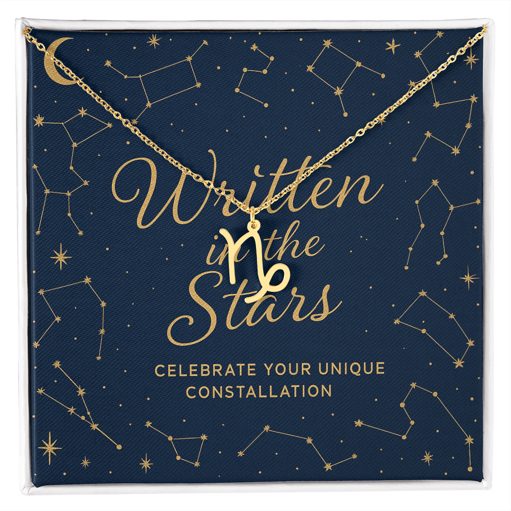 Written in the Stars Zodiac Necklace