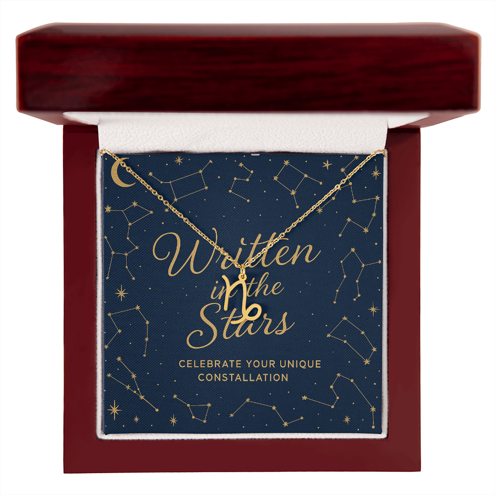 Written in the Stars Zodiac Necklace