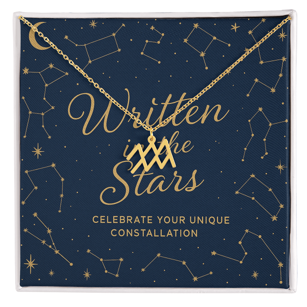 Written in the Stars Zodiac Necklace