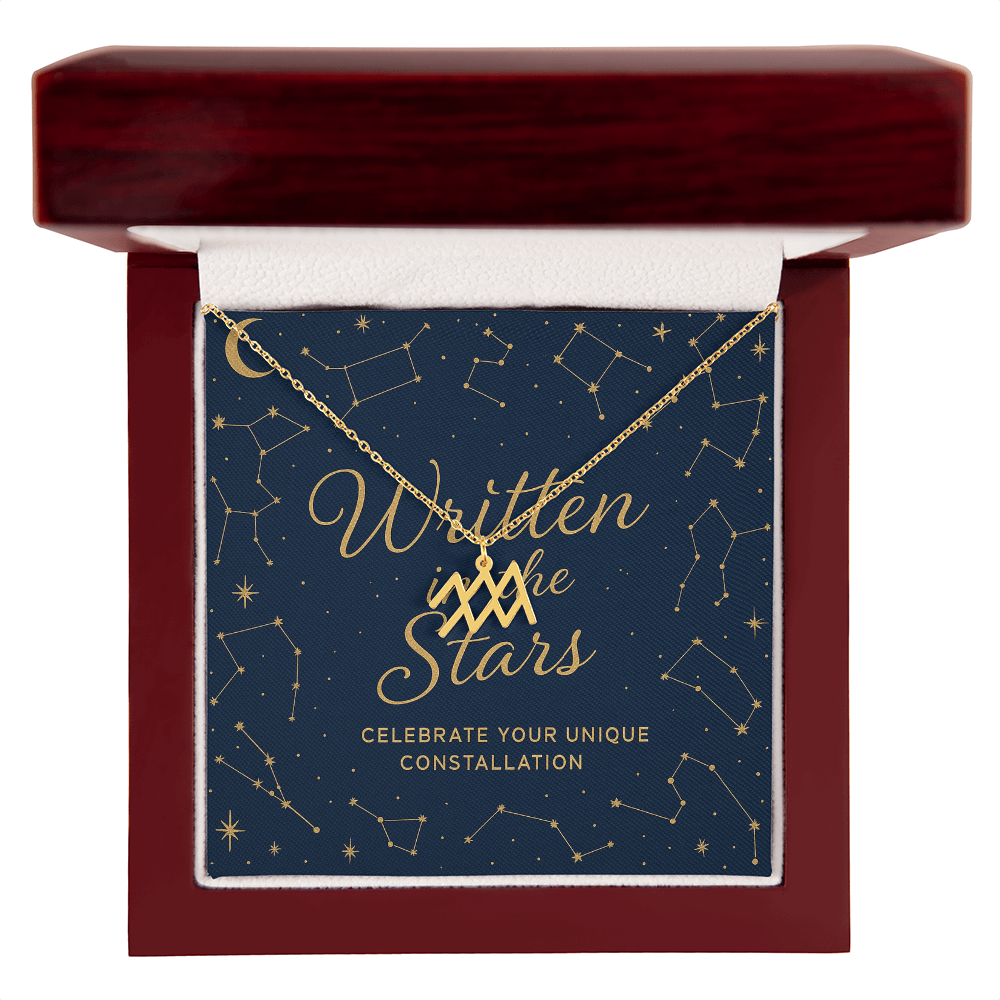 Written in the Stars Zodiac Necklace