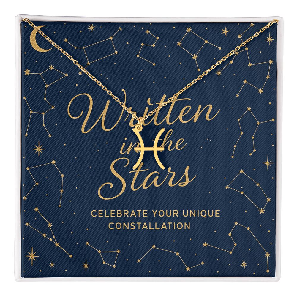 Written in the Stars Zodiac Necklace