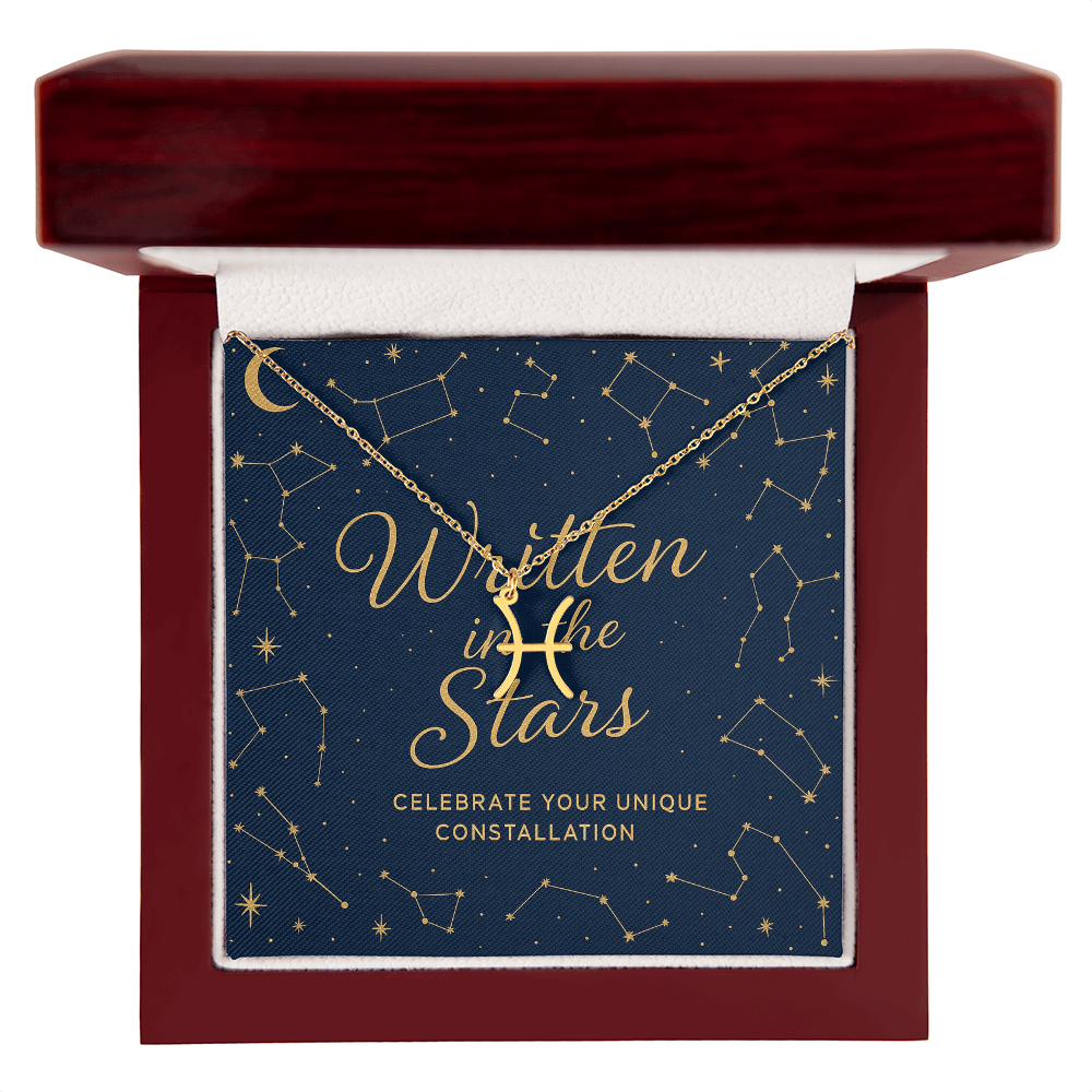 Written in the Stars Zodiac Necklace