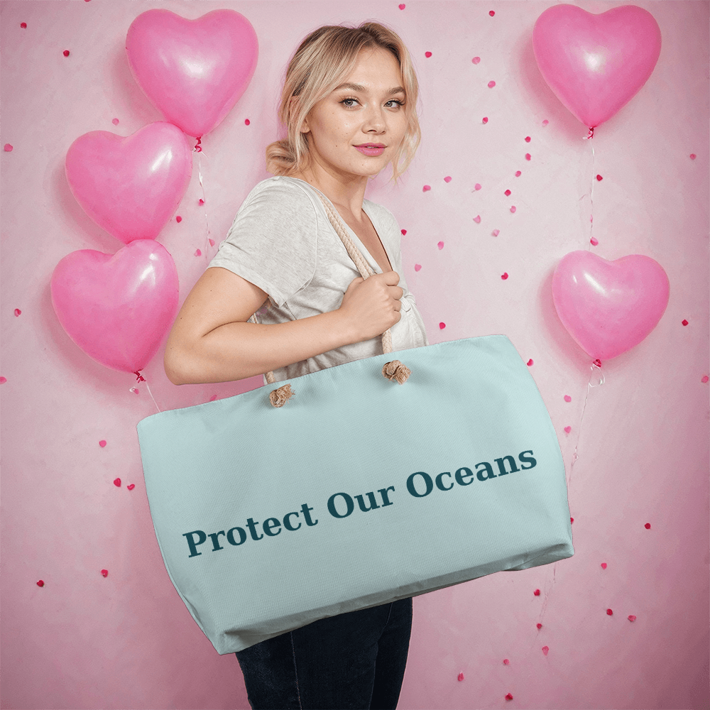 Protect Our Oceans Weekender Tote Bag