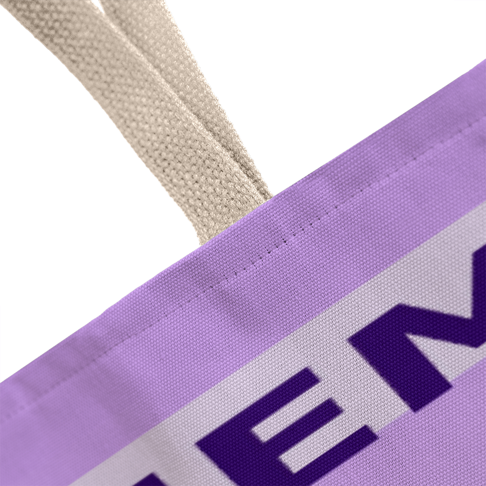 They/Them Pronoun Tote Bag (Pastel Top)