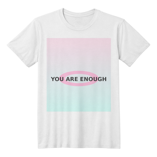 You Are Enough Pastel Gradient Tee
