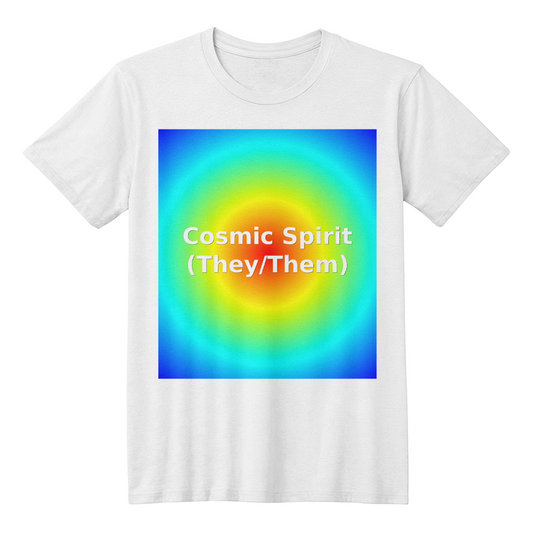 Cosmic Spirit They/Them Rainbow Tee