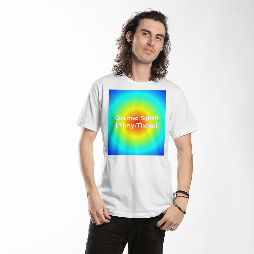 Cosmic Spirit They/Them Rainbow Tee