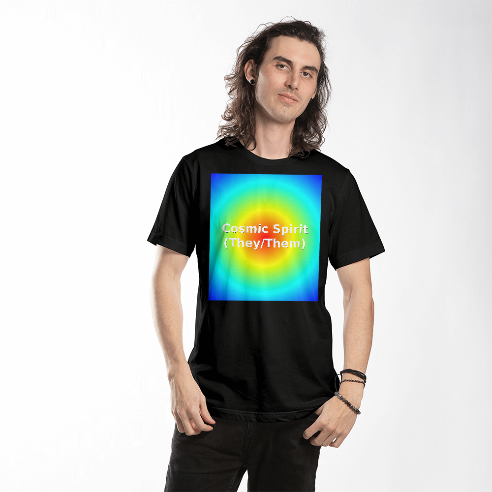 Cosmic Spirit They/Them Rainbow Tee