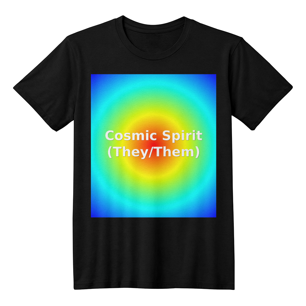 Cosmic Spirit They/Them Rainbow Tee