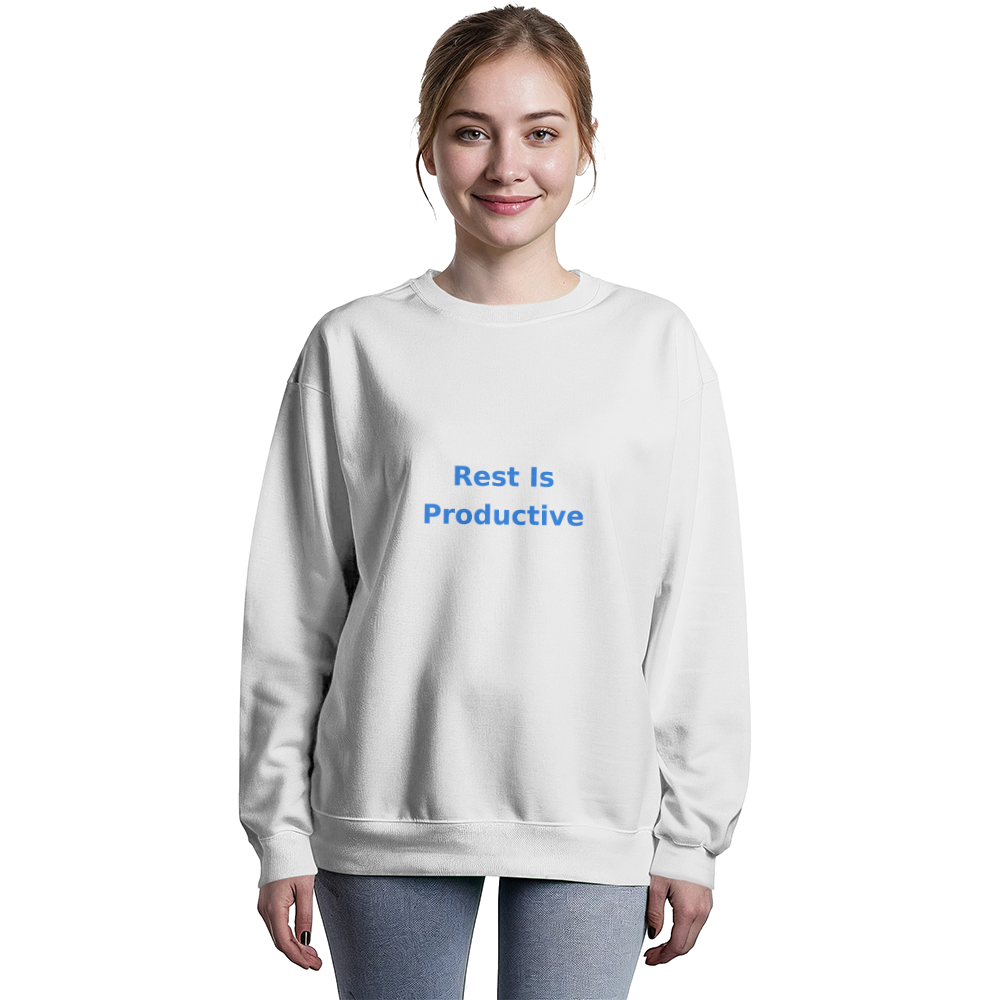 Rest Is Productive Unisex Crewneck