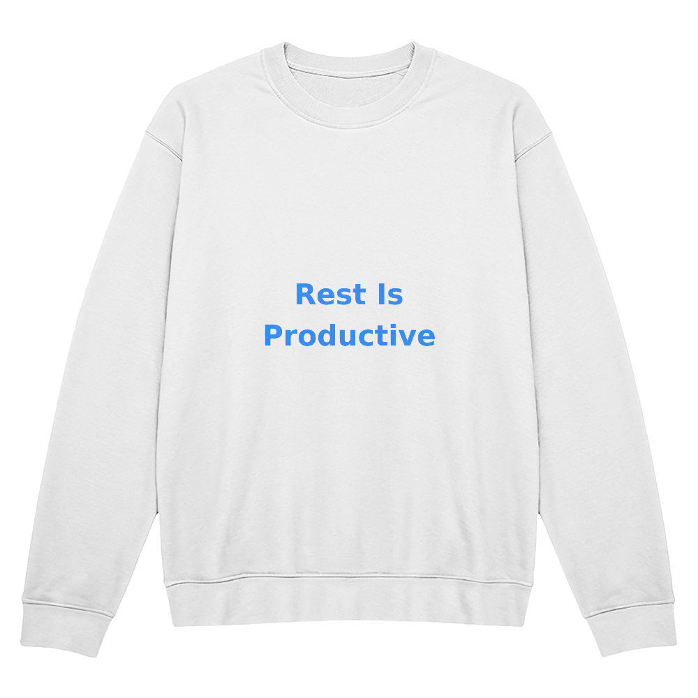 Rest Is Productive Unisex Crewneck