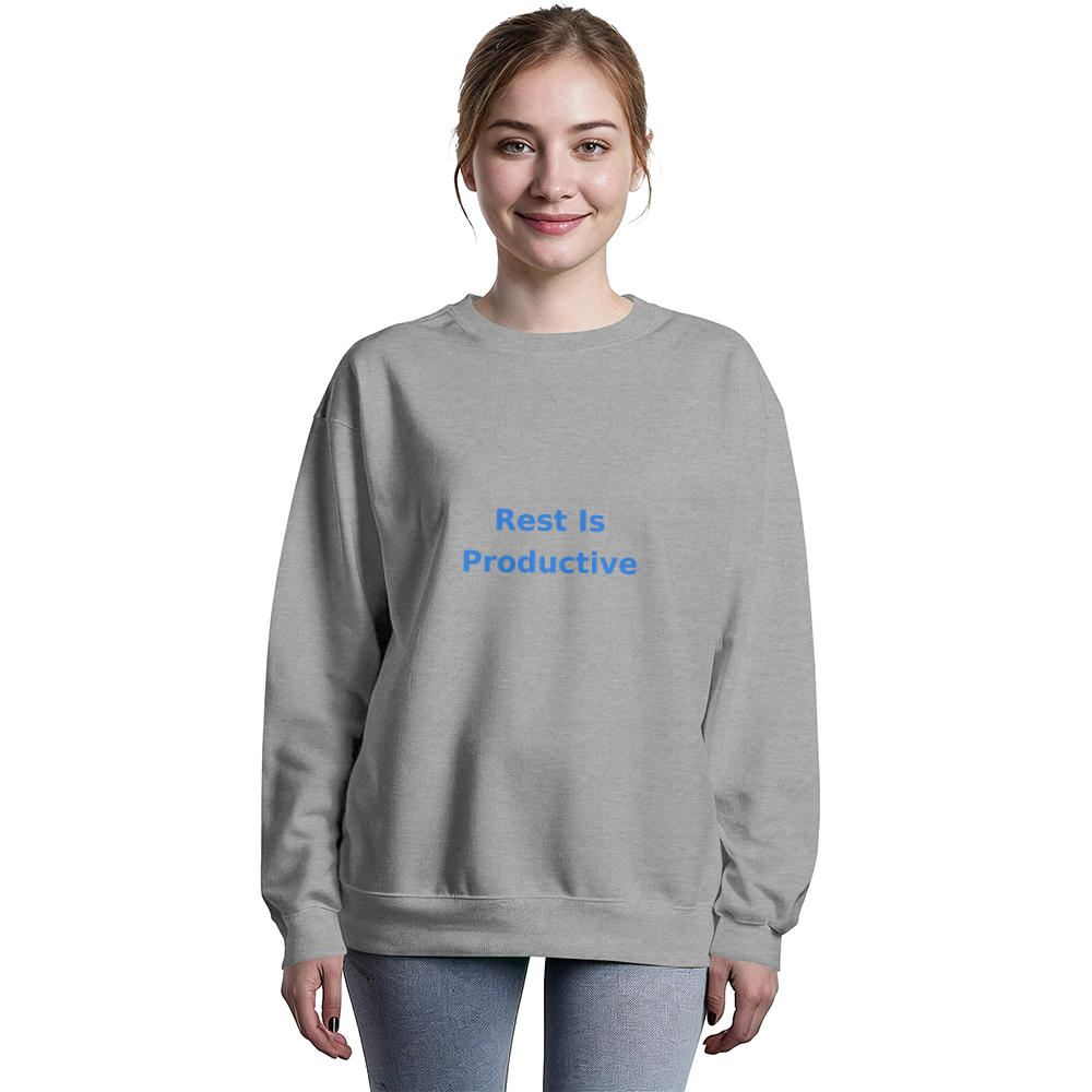 Rest Is Productive Unisex Crewneck