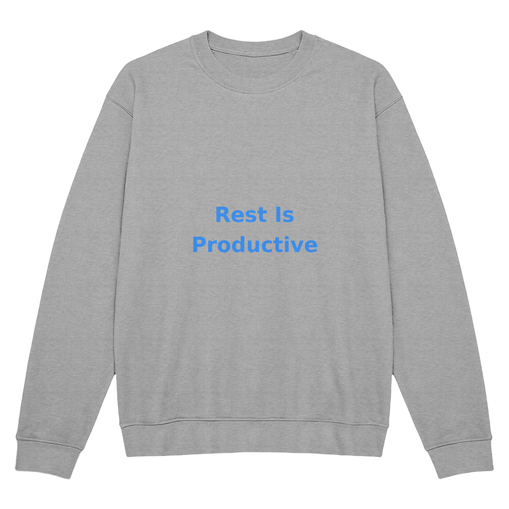 Rest Is Productive Unisex Crewneck
