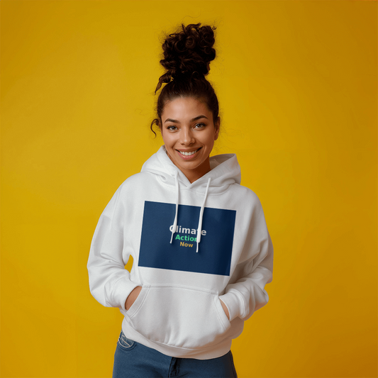 Climate Action Now Hoodie – Eco-Friendly Unisex Sweatshirt
