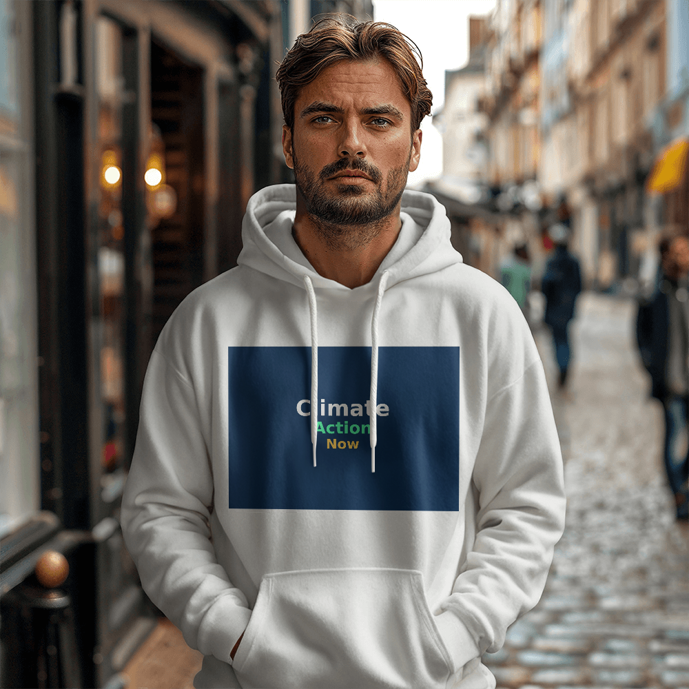 Climate Action Now Hoodie – Eco-Friendly Unisex Sweatshirt
