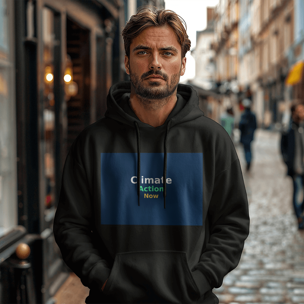 Climate Action Now Hoodie – Eco-Friendly Unisex Sweatshirt