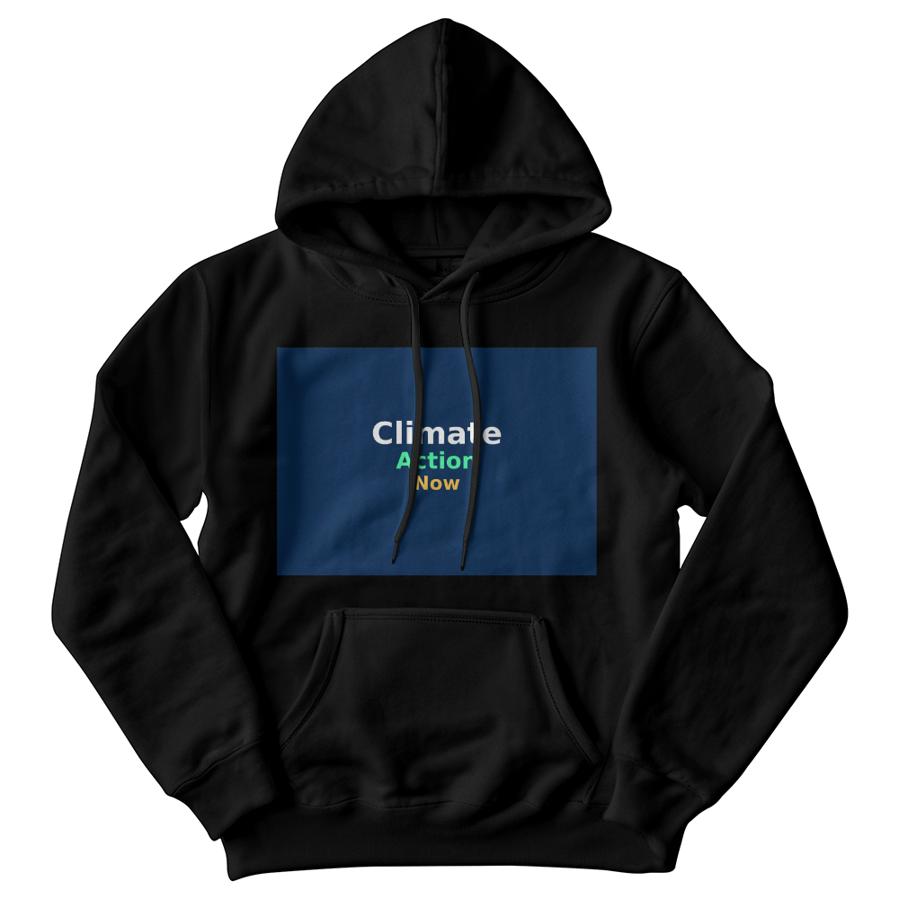 Climate Action Now Hoodie – Eco-Friendly Unisex Sweatshirt