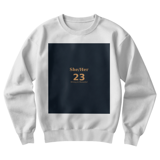 She/Her Strong & Beautiful Vintage Crewneck
