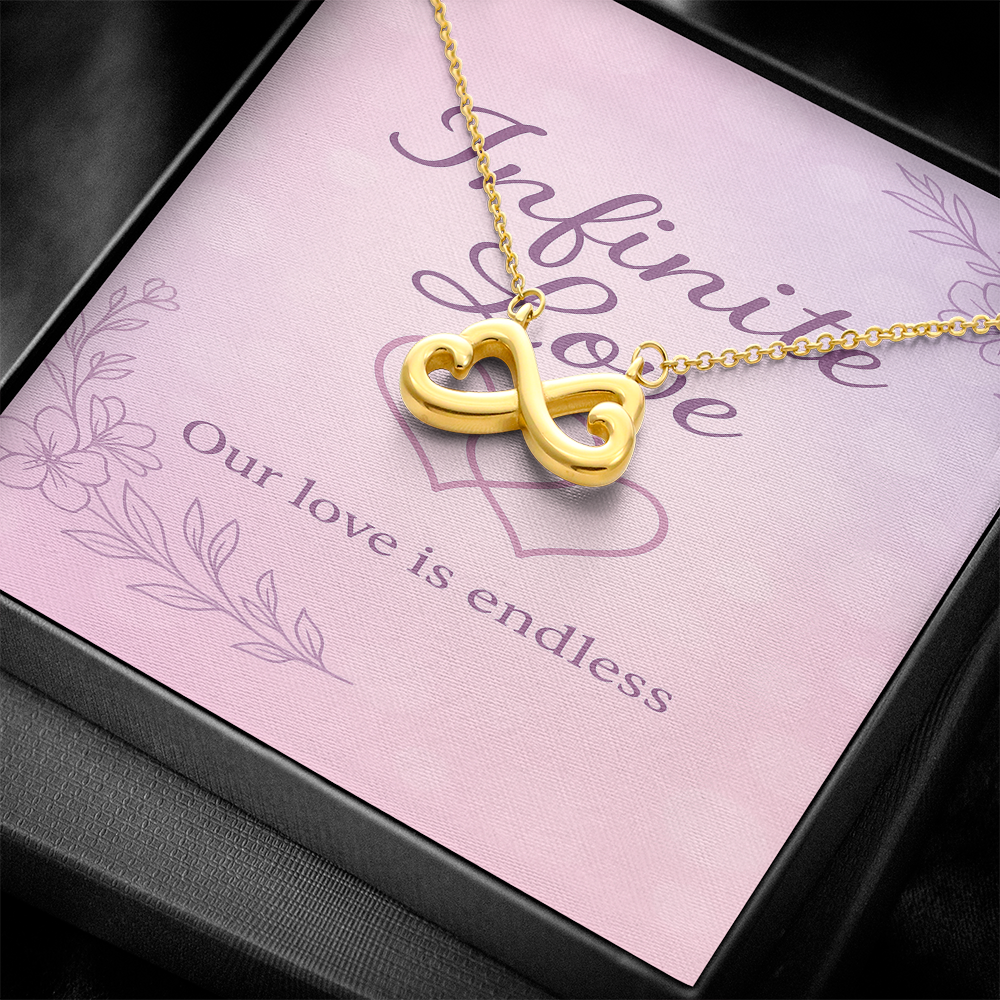 Infinite Love Interlocking Hearts Necklace