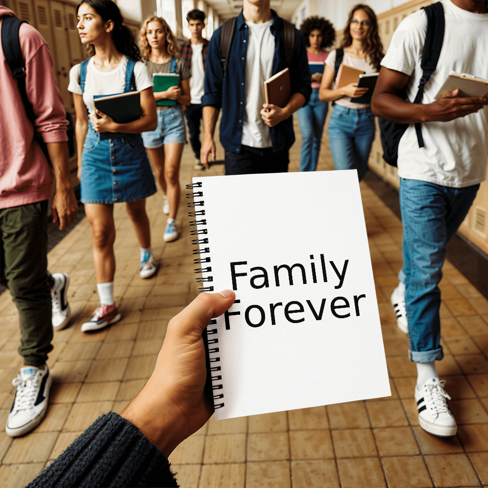 Family Forever Spiral Notebook
