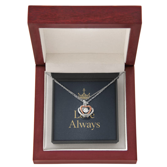Love Always Crown Pendant Necklace